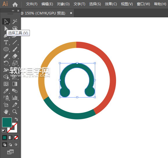 ai怎么畫音樂圖標