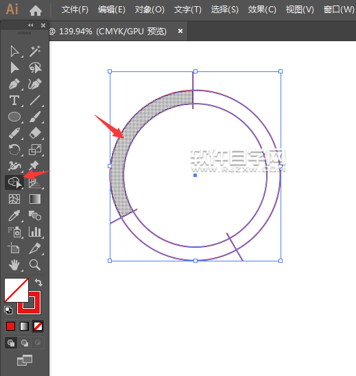 ai怎么畫安全中心圖標