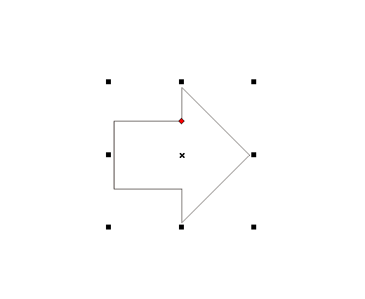 cdr怎么畫右箭頭