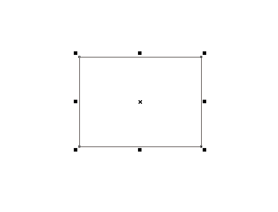cdr怎么把矩形邊變弧形