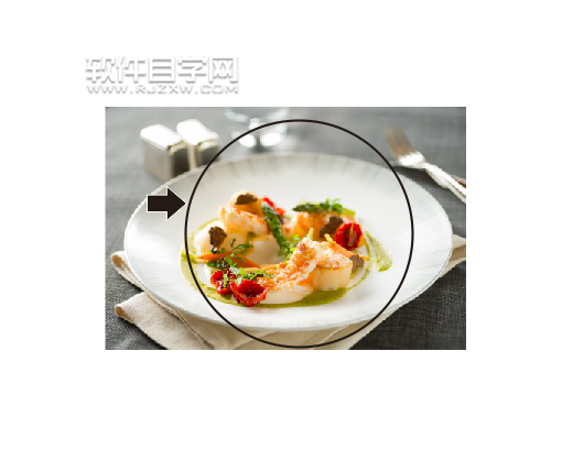 cdr怎么裁剪圓形圖片