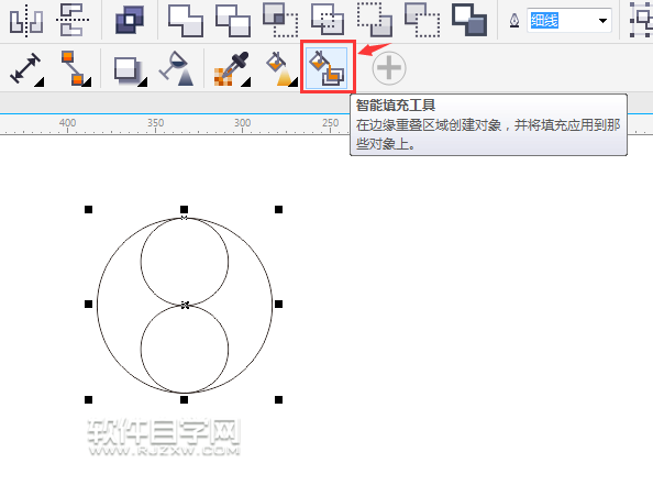 cdr怎么畫(huà)太極