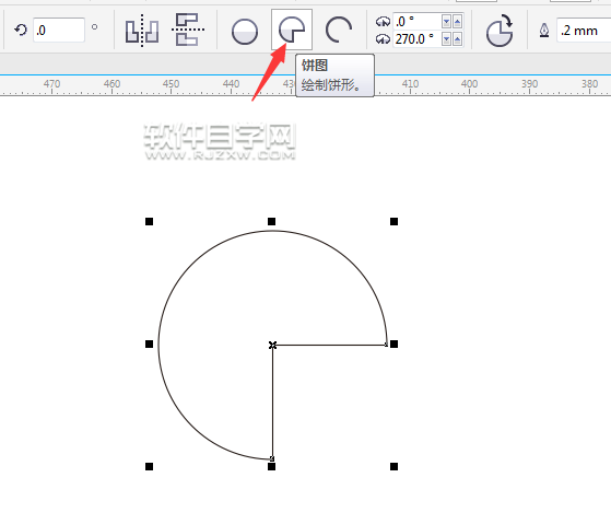 cdr怎么做一個(gè)餅形數(shù)據(jù)圖
