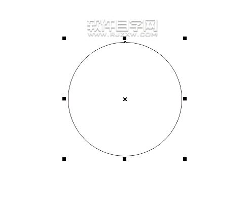 cdr怎么畫同心圓