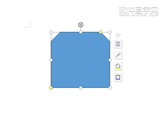 wps怎么畫四個倒角矩形