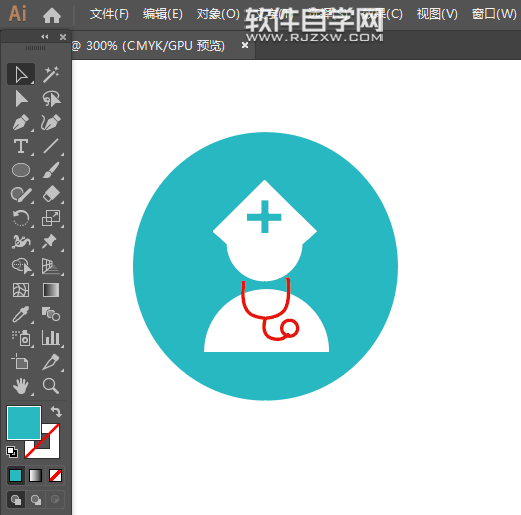 ai怎么畫私人醫(yī)生圖標(biāo)