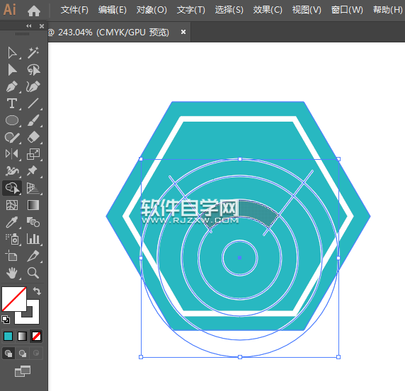 ai如何畫wifi圖標