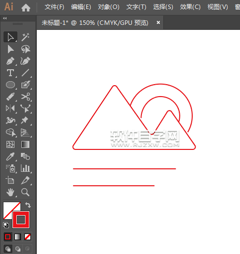 ai怎么畫(huà)一個(gè)旅游圖標(biāo)