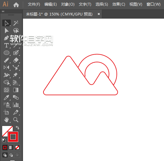 ai怎么畫(huà)一個(gè)旅游圖標(biāo)