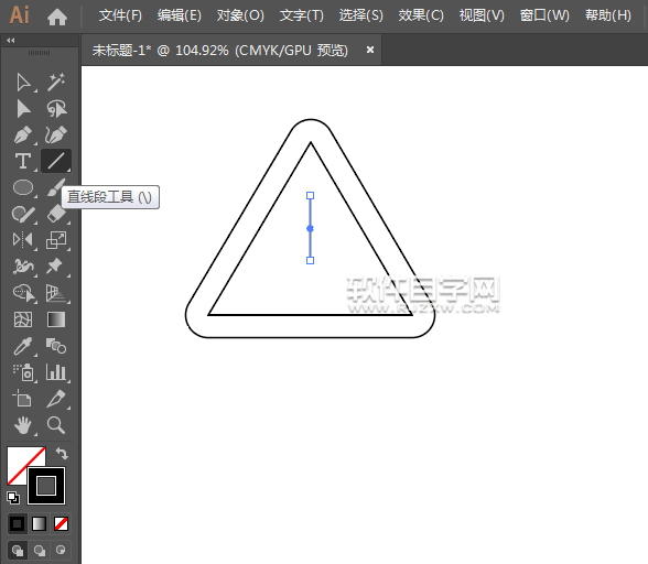 ai怎么畫注意危險圖標
