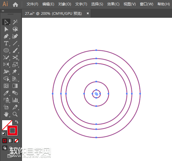 ai怎么畫手提切割機效果