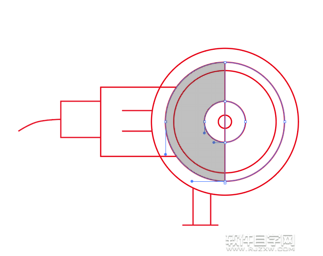 ai怎么畫手提切割機效果