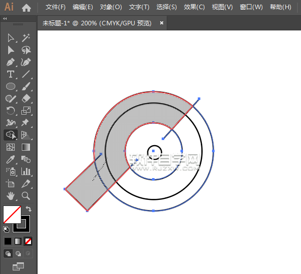 ai怎么畫卡通切割機