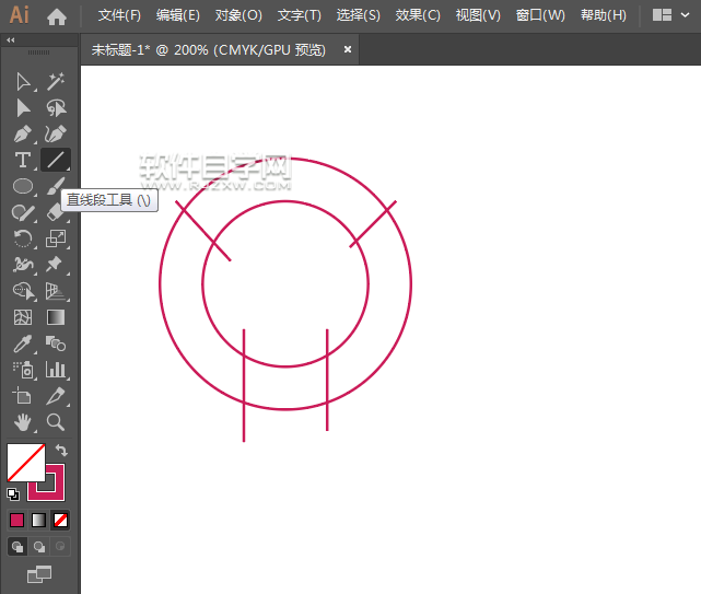 ai橢圓怎么生成箭頭