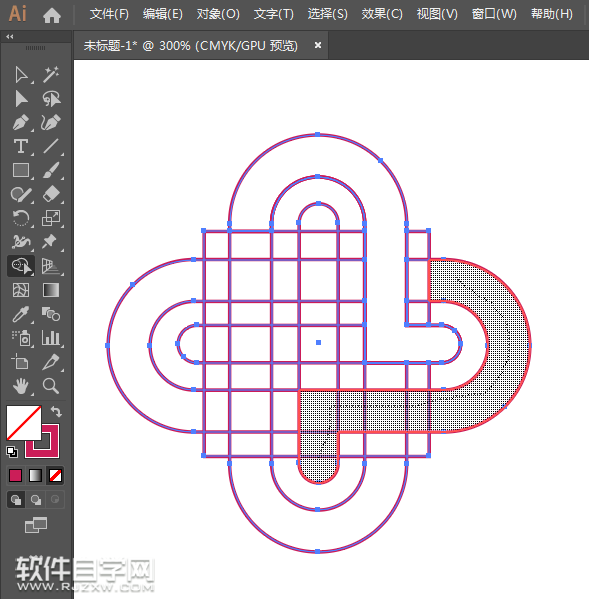 ai矩形偏移怎么創建LOGO