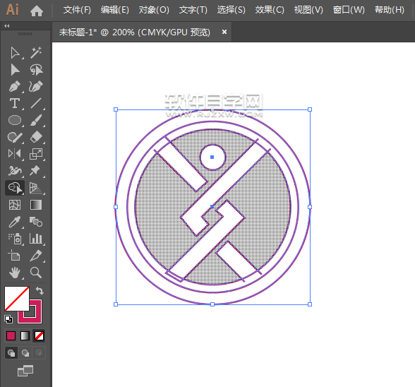 ai怎么用橢圓生成LOGO