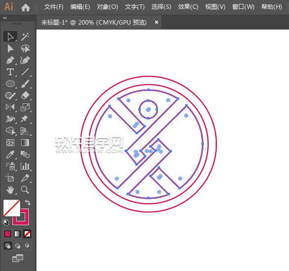 ai怎么用橢圓生成LOGO