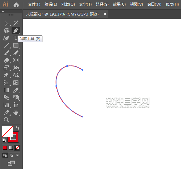 ai怎么畫(huà)一個(gè)兩個(gè)心形圖案