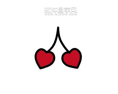 ai怎么畫一顆心形果