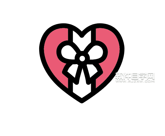 ai怎么畫一個心形結圖案
