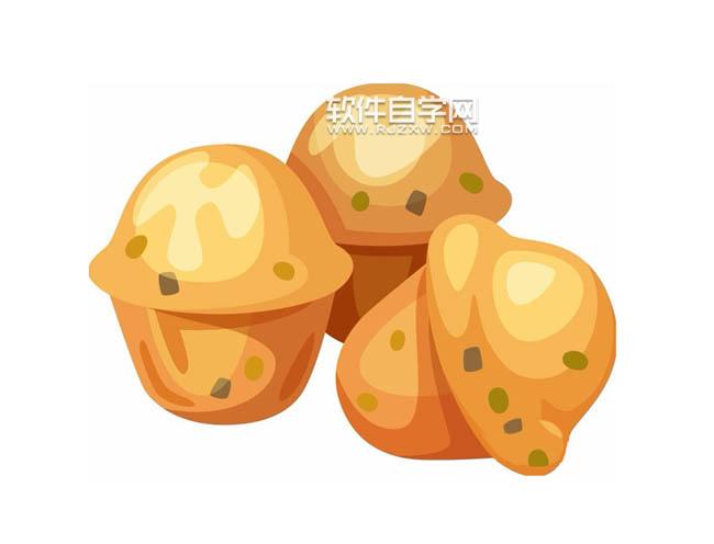 糕點圖案用ai怎么畫