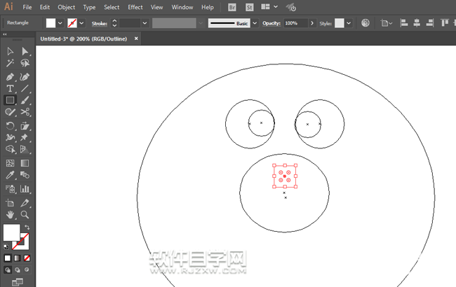 ai怎么畫(huà)一個(gè)細(xì)菌小子頭像
