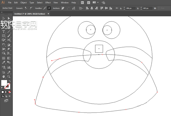 ai怎么畫(huà)一個(gè)細(xì)菌小子頭像