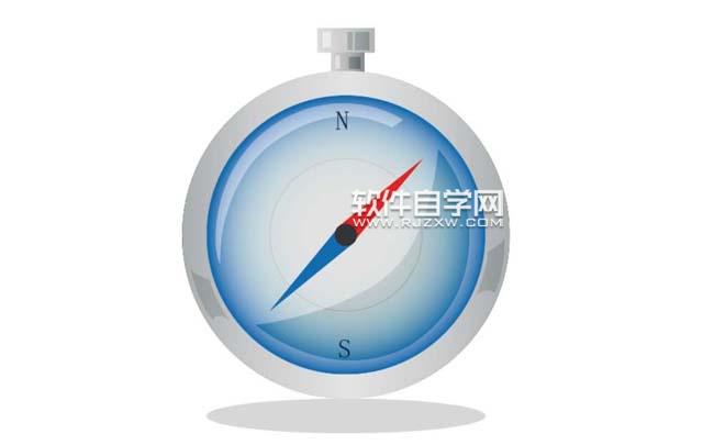 ai怎么繪制一個(gè)指南針