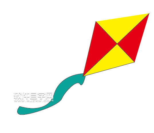 ai怎么畫超簡單風箏