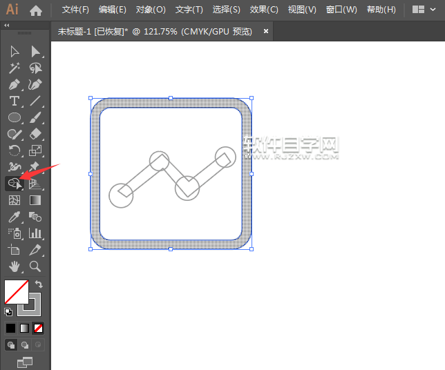 ai軟件怎么畫一個財經圖標