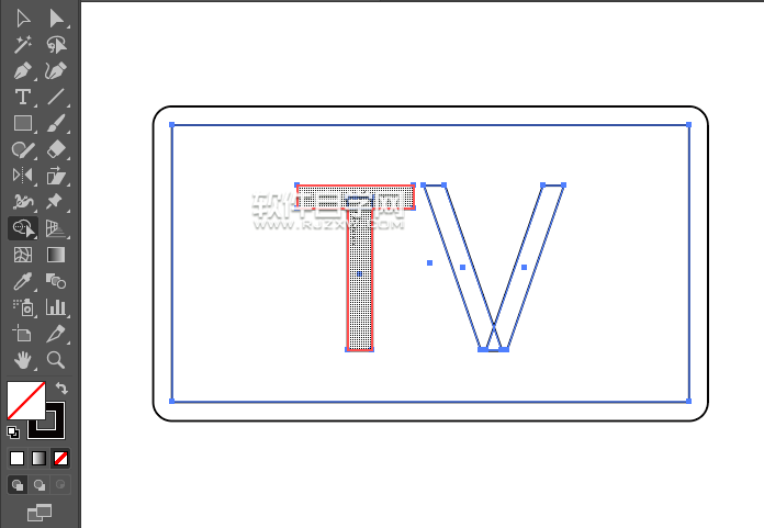 ai矩形怎么生成一個衛視圖標