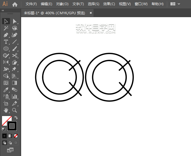 ai怎么畫一個央視圖標