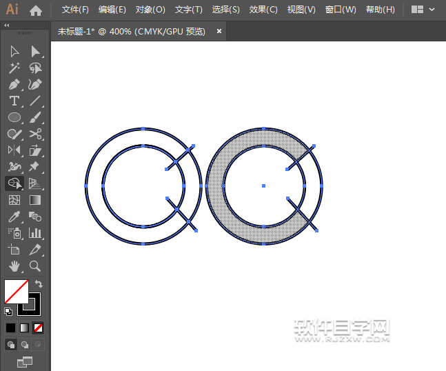 ai怎么畫一個央視圖標
