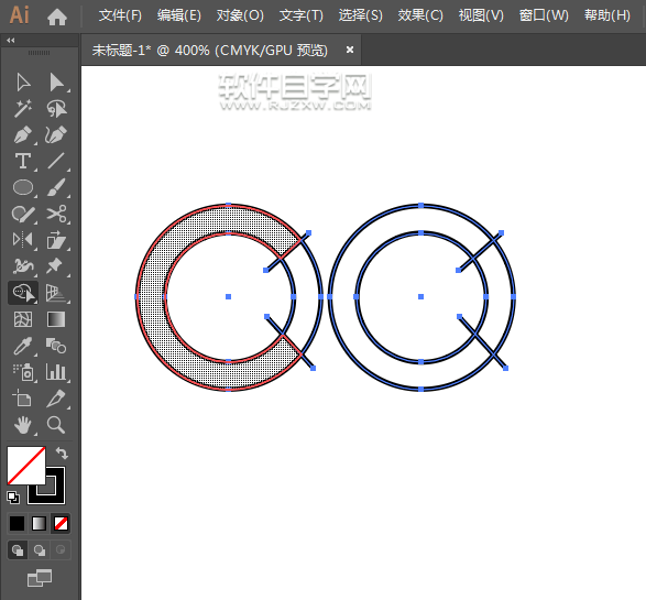 ai怎么畫一個央視圖標