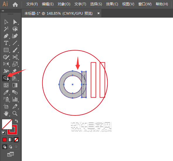 ai怎么畫一個all分型圖標
