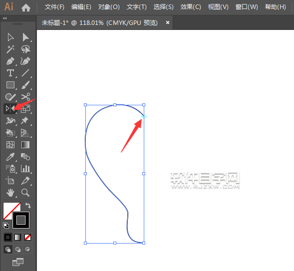 ai怎么畫一顆心形草莓