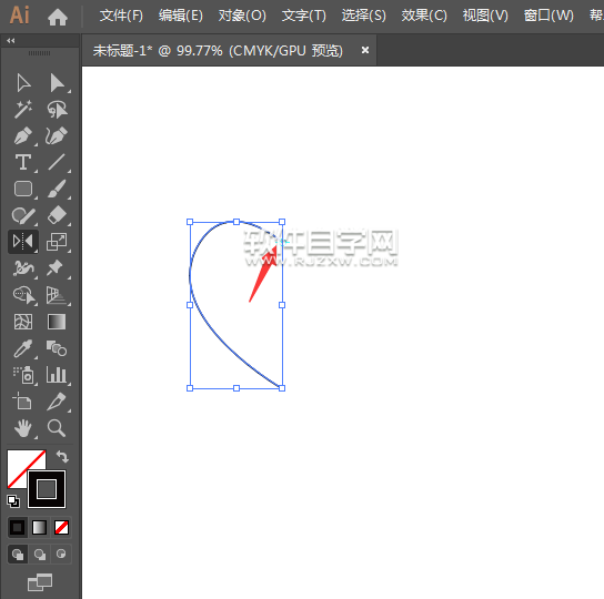 ai怎么畫一個(gè)對(duì)稱的心形