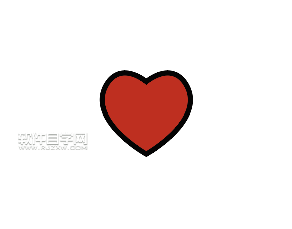 ai怎么畫一個(gè)對(duì)稱的心形