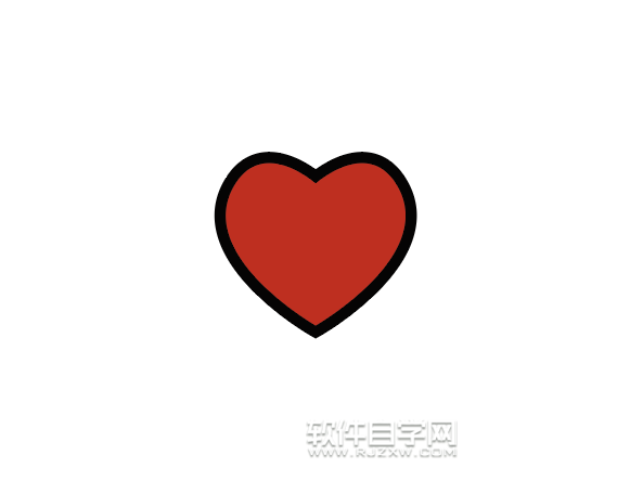 ai怎么畫一個(gè)對(duì)稱的心形