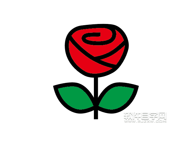 ai怎么畫(huà)一朵紅玖瑰花