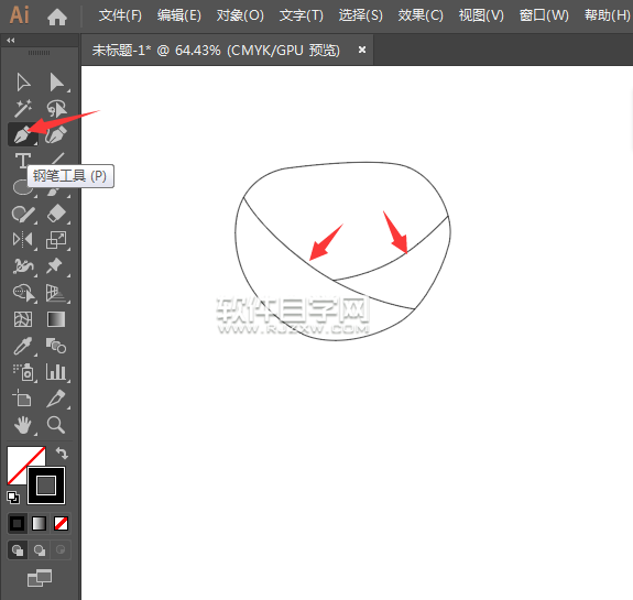 ai怎么畫(huà)一朵紅玖瑰花