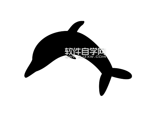 ai怎么畫一只海豚