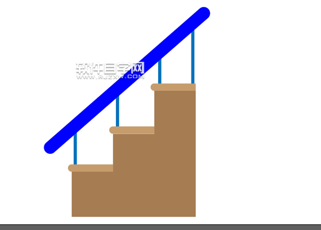 ai如何畫一個樓梯圖形