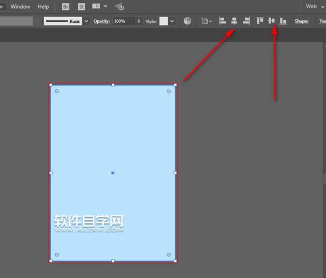 AI怎么在藍(lán)色畫布畫星星