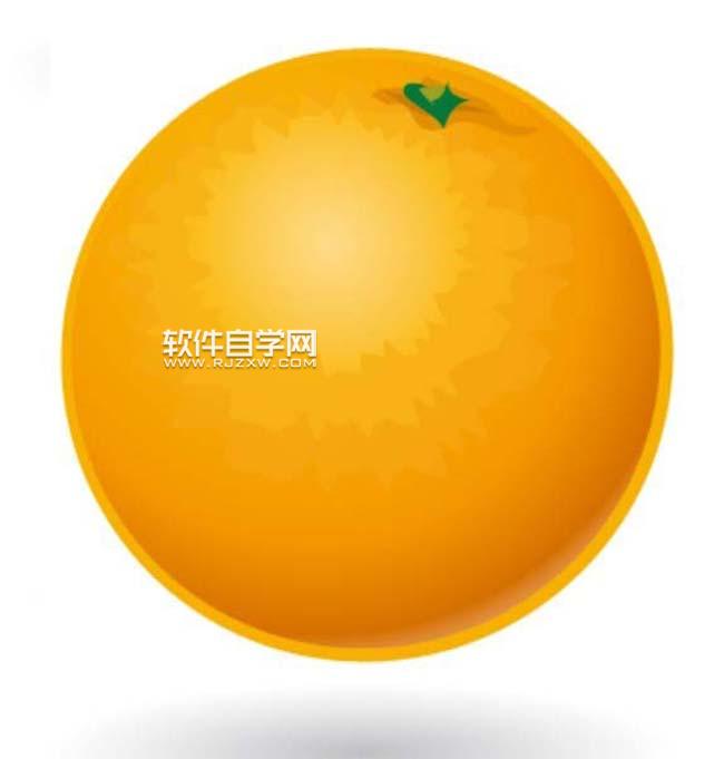 ai怎么畫桔子效果圖