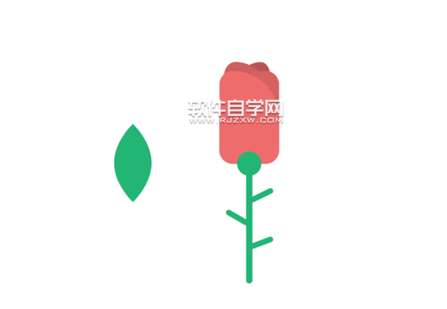 使用AI矩形繪制小花教程