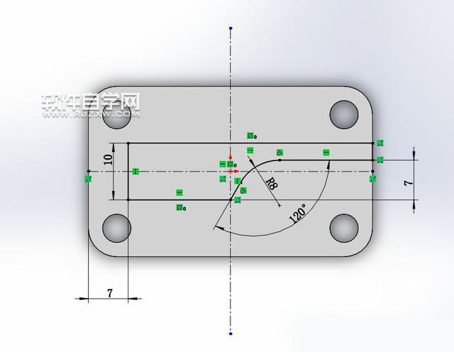 SolidWorks曲面放樣與曲面切除畫圖