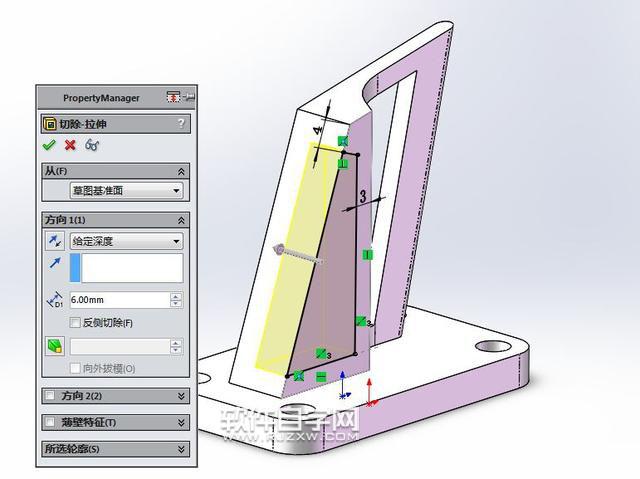 SolidWorks曲面放樣與曲面切除畫圖