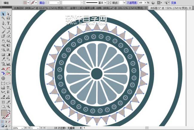 ai怎么畫陣列圖案