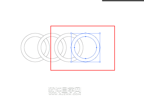 ai怎么畫奧迪標(biāo)志